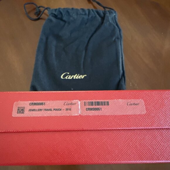 Cartier Jewelry Travel Pouch Carry Case Beige Suede .VIP Gift Item - Picture 5 of 11